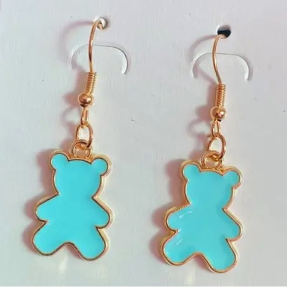 Gold Filled Teddy Bear Earrings - Picture 2 of 4